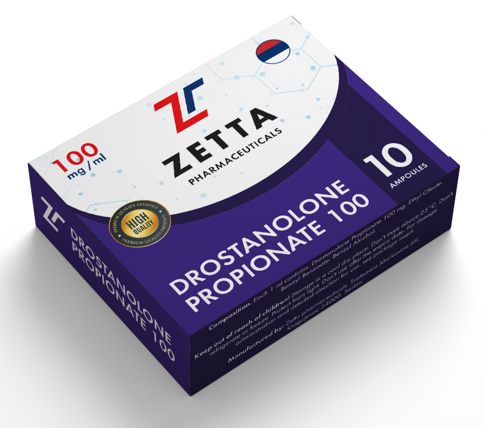 DROSTONOLONE P (ZETTA) 10 ампул - 100мг/мл - покупайте с быстрой доставкой  по РФ. Скидка для всех покупателей в телеграм канале.