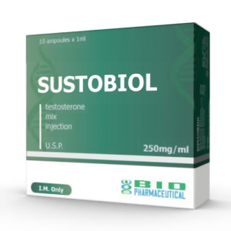 Sustobiol (BIO) 10 ампул - 250мг/мл - покупайте с быстрой доставкой по РФ.  Скидка для всех покупателей в телеграм канале.