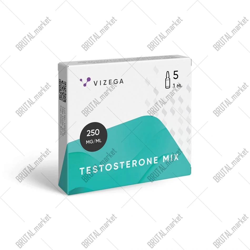 TESTOSTERONE MIX (Vizega) 5 ампул - 250мг/мл - покупайте с быстрой  доставкой по РФ. Скидка для всех покупателей в телеграм канале.