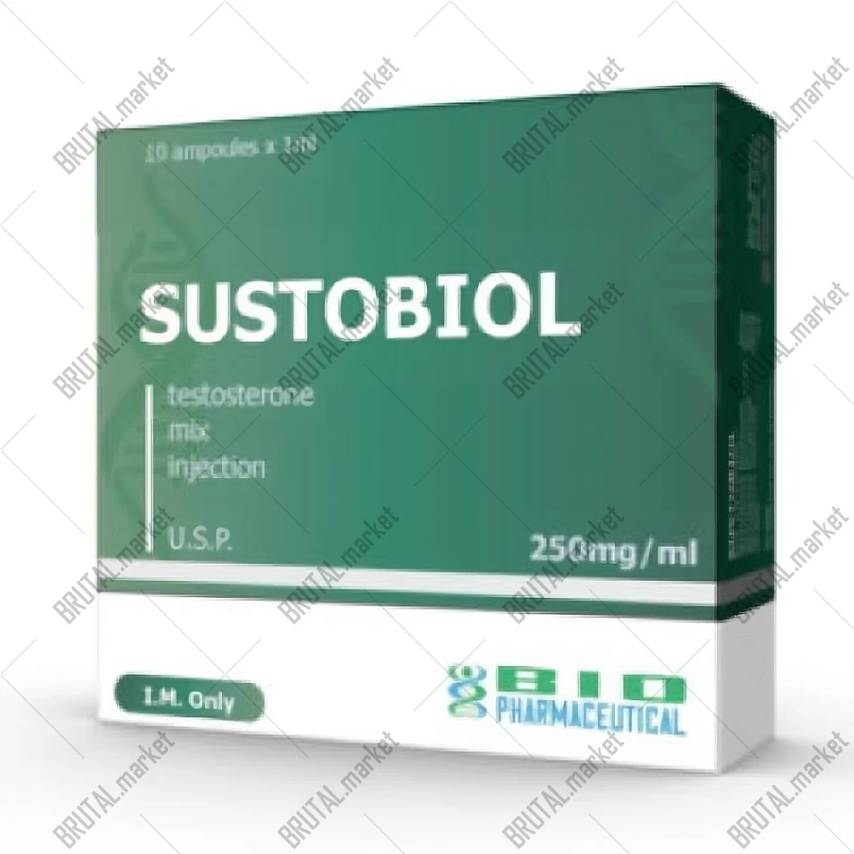 Sustobiol (BIO) 10 ампул - 250мг/мл - покупайте с быстрой доставкой по РФ.  Скидка для всех покупателей в телеграм канале.